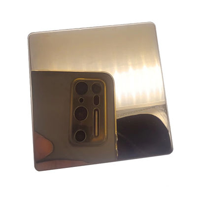 Prezzo buono Lamiera in acciaio inossidabile colorato Colore oro rosa 8 carati per decorazione d'interni Rivestimento anti-impronta in linea
