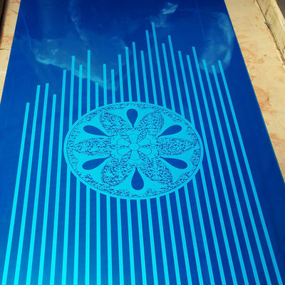 Buon prezzo L'oro ha inciso i modelli spessi colorati dello specchio dello strato 0.5MM di acciaio inossidabile in linea