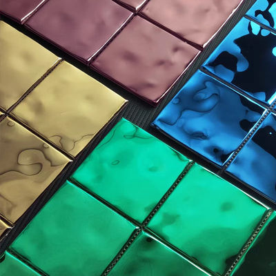 Prezzo buono autoadesivo della parete del mosaico delle mattonelle di acciaio inossidabile 430 304 per l'adesivo della cucina in linea