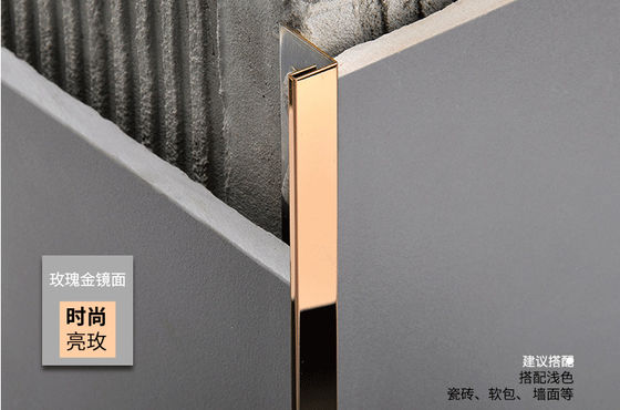 Prezzo buono profilo della disposizione di Manica di acciaio inossidabile 201 304 316L per protezione decorativa di Conner Edge Or Wall Edge della cucina ceramica in linea