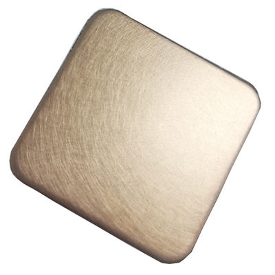 Prezzo buono Strato su misura decorativo di colore di acciaio inossidabile delle vendite dirette di 300 di serie di vibrazione produttori del rame in linea