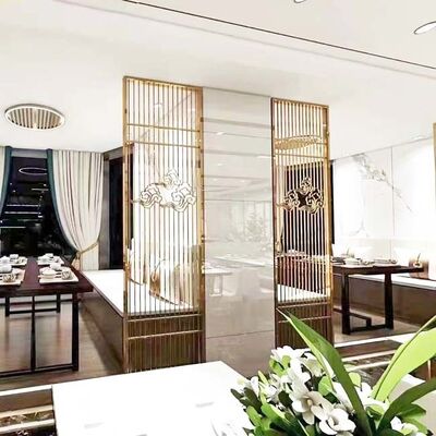 Prezzo buono 304 Pareti di schermo in acciaio inossidabile in metallo personalizzato per la decorazione interna in linea
