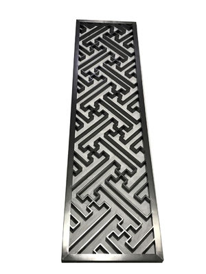 Prezzo buono Moderno metallo cavo in acciaio inossidabile schermo divisore camera 600mm larghezza in linea