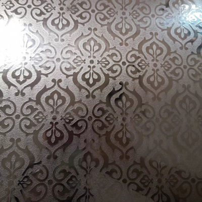 Progetto di pannello decorativo in acciaio inossidabile per l'imbossaggio e l'incisione di modelli personalizzati Hotel