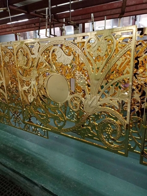 schermo divisore del soggiorno in acciaio inossidabile metallico con combinatore in ceramica