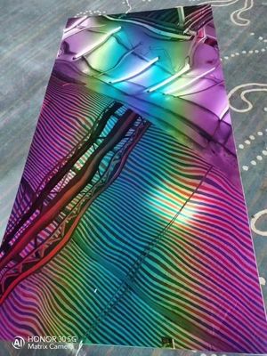 Prezzo buono Specchio arcobaleno multicolore di acciaio inossidabile colorato 3.0 mm per la decorazione in linea