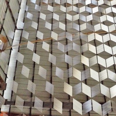 Acciaio inossidabile a colori 3D per porta dell'ascensore