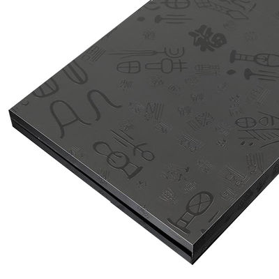 Prezzo buono 304 colore nero scuro Lettera di incisione perla scintillata rosa oro lamiera in acciaio inossidabile per il pannello armadio in linea