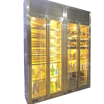 Prezzo buono 304 Acciaio inossidabile Wine Cabinet Display Cabinet in linea