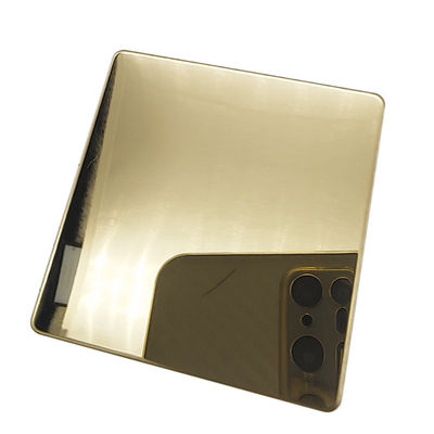 Prezzo buono Decorazioni d'interni 201 204 316 Materiali di decorazione Champagne Placcaggio in oro Specchio 8k lamiere di acciaio inossidabile in linea