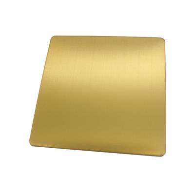 Prezzo buono Ss Placca in acciaio inossidabile di colore oro Prezzo Linea di capelli inossidabile Finito Giappone Oro 304 in linea