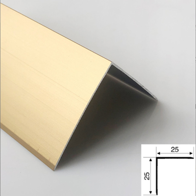 Finitura hairline color bronzo oro rosa per bordi piastrelle in acciaio inossidabile 316L per la decorazione di ville