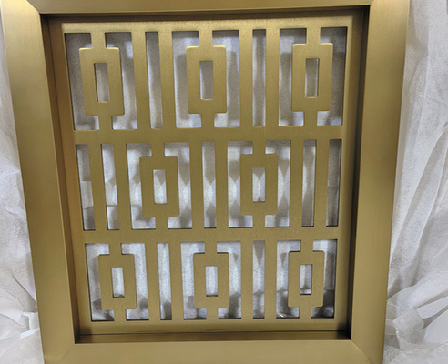 Orologio spazzolato 304 laser Islamic Partition in acciaio inossidabile per il progetto interno