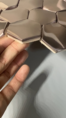 Stainless Steel Screen Partition Plate Trim Strips Mosaic Tiles