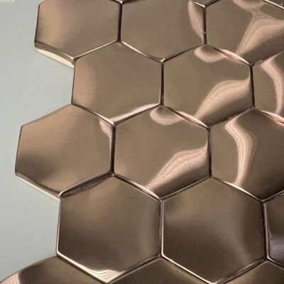 Prezzo buono Piastre di separazione per schermo in acciaio inossidabile Strisce di taglio Piastrelle di mosaico in linea