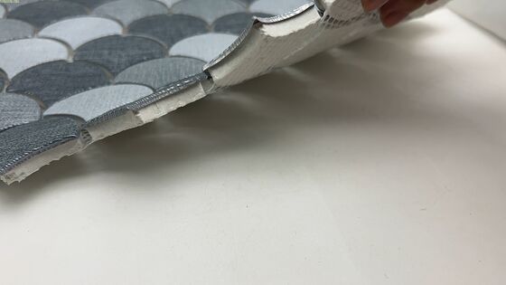 Prezzo buono Mosaico quadrato Piastrelle di superficie lucida vetro Mosaico sus 304 mosaico in acciaio inox in linea