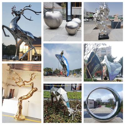 316L Stainless Steel Sculpture Street
