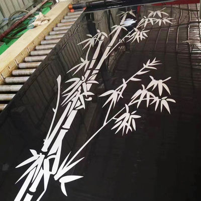 Prezzo buono Fabbrica vendita diretta Specchio nero inciso piastra porta ascensore in acciaio inossidabile in linea