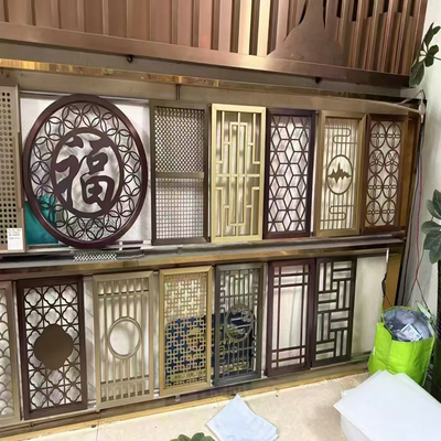 Modello di disegno diverso 304 Stainless Steel Screen Partition Interior Decoration