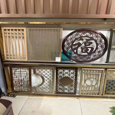 Prezzo buono Partition Divdier 304 Acciaio inossidabile Oro Colore personalizzato Dimensione Tavola di taglio in titanio lamiere inossidabili in oro in linea