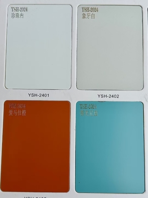 0.3 a 3 mm spessore foglio di acciaio inossidabile colore libro campione per la decorazione