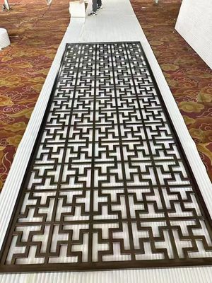 Prezzo buono Divisori da pavimento a soffitto personalizzabili Divisori da ambiente medio Divisori da ambiente in metallo Screens in acciaio inossidabile & Divisori da ambiente in linea