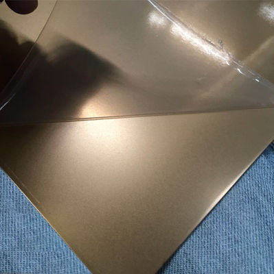 Prezzo buono 201 304 316 Rosa Oro Parete Rivestimento Esterno Decorazione Di Colore lamiera di acciaio inossidabile in linea