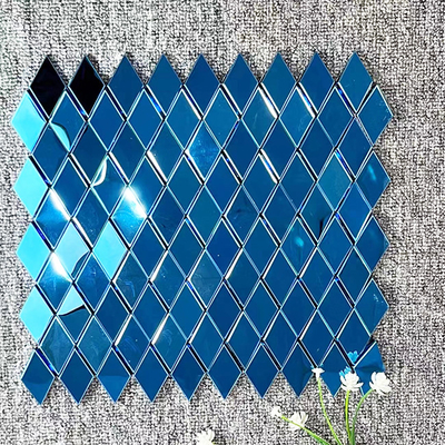Fogli di mosaico in metallo Specchiatura in acciaio inossidabile per decorazioni eleganti
