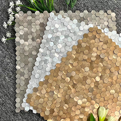 Piastrelle di mosaico in acciaio inossidabile personalizzabili Disegni unici e personalizzati