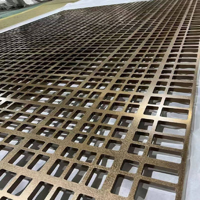 Prezzo buono Pareti di schermo in acciaio inossidabile a colori personalizzati in linea