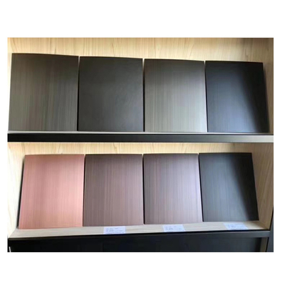 Fogli di acciaio inossidabile colorato resistenti alla corrosione per una lunga durata e durevole