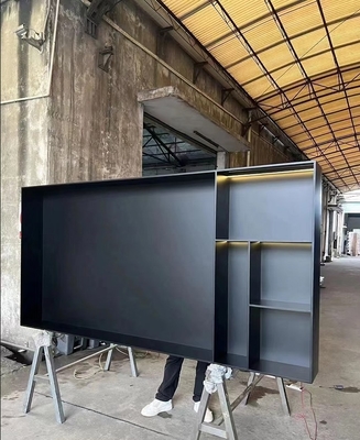 Apparecchiature per la conservazione e la visualizzazione del vino in acciaio inossidabile nero 304