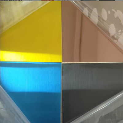 Grado 304 201 316 430 Rivestimenti murali decorativi in lamiera di acciaio inossidabile per interni