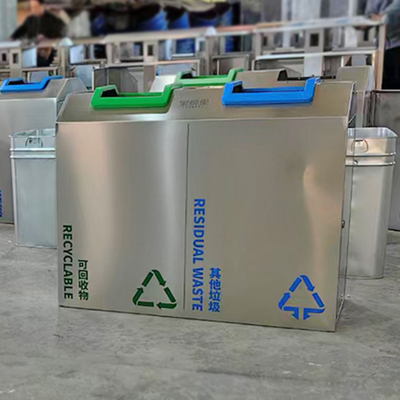 Cestino per fumatori in acciaio inossidabile Prodotti in metallo in acciaio inossidabile personalizzati per la stazione della metropolitana