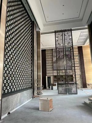 Prezzo buono Pannello murale 3D in acciaio inossidabile con design contemporaneo inciso al laser in linea