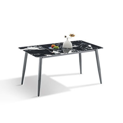 Buon prezzo Tavolo da pranzo in pietra sinterizzata di colore grigio in linea