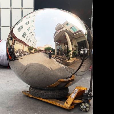 Prezzo buono Scultura in acciaio inossidabile 316L in polvere argento-rosso-azzurro per la decorazione della hall in linea