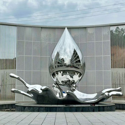 Sculture in acciaio inossidabile 316L verniciata a polvere per esterni