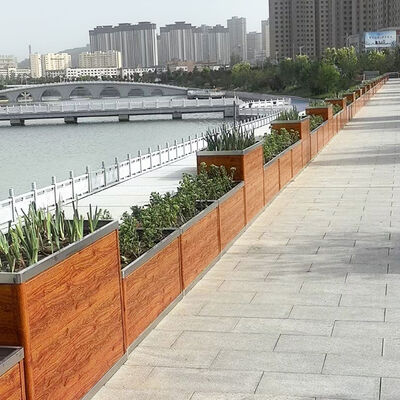 Prezzo buono Sistema di scatole per piantare pareti verticali in acciaio inossidabile su misura in linea