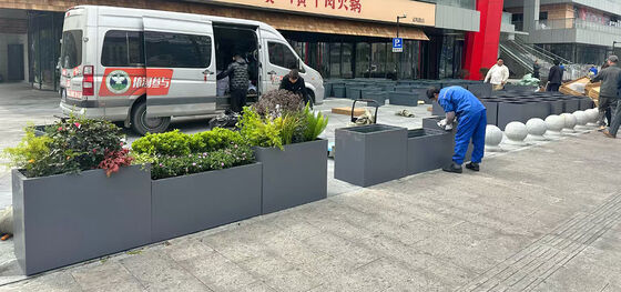 Prezzo buono Fioriera Autoirrigante Personalizzata in Acciaio Inossidabile con Sistema di Irrigazione in linea