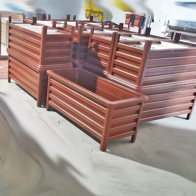 Prezzo buono Scatola di piantagione rotante in acciaio inossidabile personalizzata per un'esposizione solare ottimale in linea