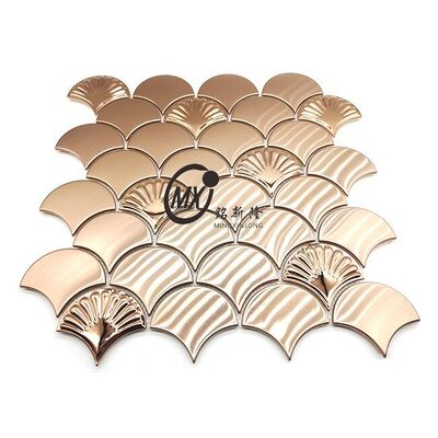 Prezzo buono Mosaico in acciaio inossidabile con finitura speculare lucidata per decorazioni di hotel di lusso in linea