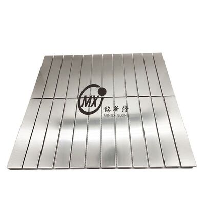 Self-Adhesive Stainless Steel Mosaic Sheets for Easy DIY Installation