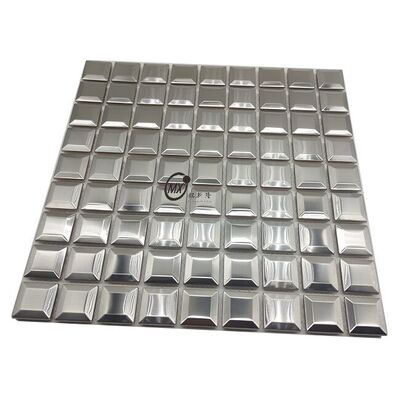 Prezzo buono Mosaico di schegge in acciaio inox a specchio lucido in linea