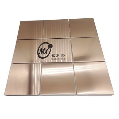 Prezzo buono Alzatina Cucina Parete Bagno Mosaico Metallo in linea