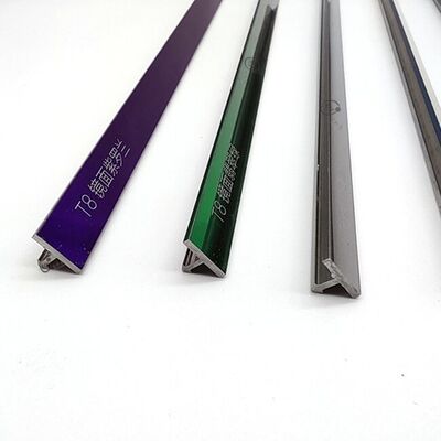 Prezzo buono Foshan Factory 304 in acciaio inossidabile T Trim Custom Size Brushed Gold T Shape Decorative Strip for Wall Tile Furniture in linea