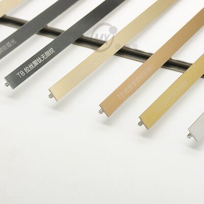 Prezzo buono Strisce di rifinitura in acciaio inossidabile che forniscono una soluzione di finitura forte e colorata per professionisti dell'architettura e del design in linea