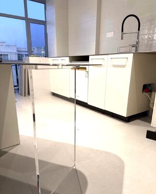 Prezzo buono Lavello commerciale a doppia vasca da 48 pollici, acciaio inossidabile antigraffio, sottotop in linea