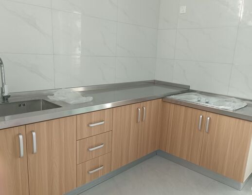 Prezzo buono Lavatorio in acciaio inossidabile a prova di graffi da 25 pollici, lavandino, topmount in linea