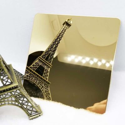 Buon prezzo Lamiera sottile placcata d'ottone dell'anti dell'impronta digitale 304 della lucidatura strato di acciaio inossidabile 8k in linea